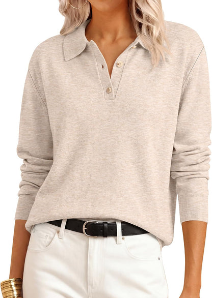 Soft Lightweight Cozy Feel. V Neck Button Shirts. Business Casual & Office Clothes.